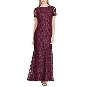 Ralph Lauren Women’s Caroleve Lace Evening Gown Dress 2